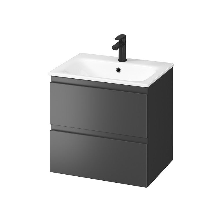 MODUO ANTHRACITE DSM (CABINET + WASHBASIN)