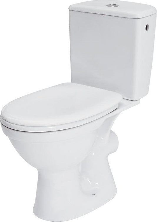 Merida Wc Compact Set With Polypropylene, Antibacterial Toilet Seat